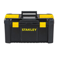 Stanley Essential Tool Box, Plastic, Black/Yellow, 19 in W x 10 in D x 10 in H STST19331
